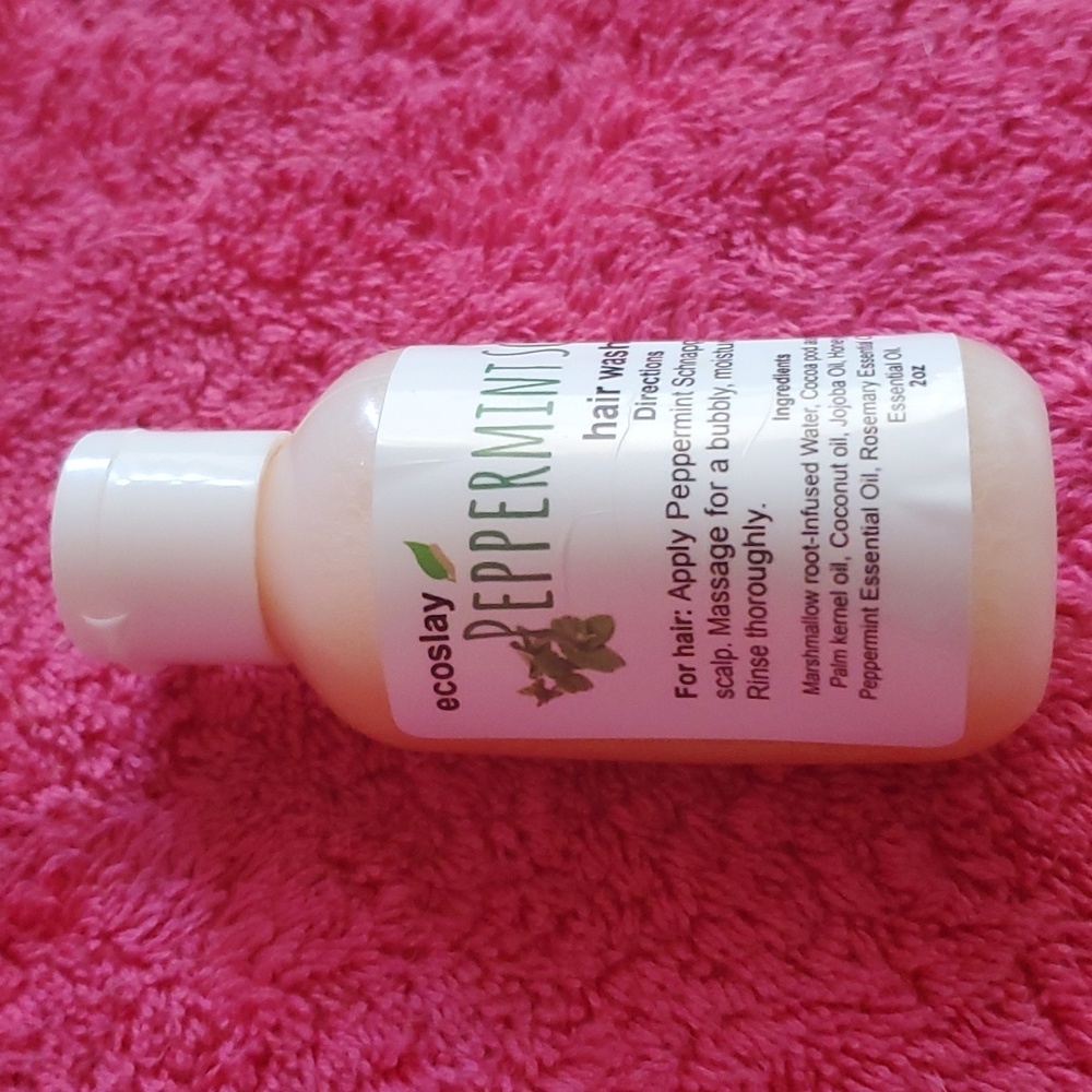 ECOSLAY Peppermint Schnapps Hair Wash Sample 1.5oz